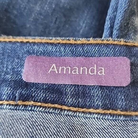 Gloria Vanderbilt Jeans Amanda Original Slimming Mid-rise Short NWT Women's 6 - Picture 5 of 9